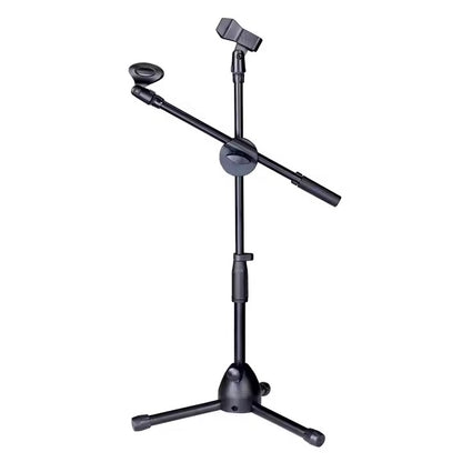 360 Degree Shooting Stand Cell Phone Camera Universal Bracket Metal Microphone Tripod Stand