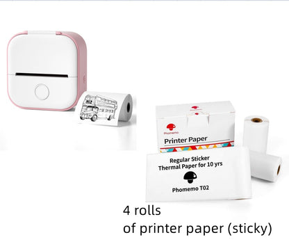 Portable Mini Thermal Label Printer