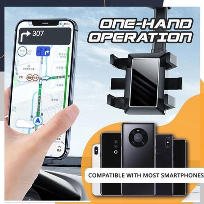 Rearview Mirror Car Phone Holder