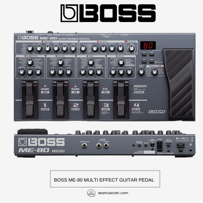 BOSS ME-80 MULTI EFFECT GUITAR PEDAL (BOSS-ME80)